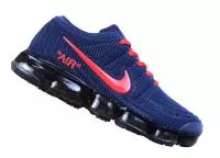 nike air vapormax air cushion casual running chaussures red blue